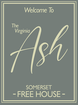 PUB SIGN AT THE VIRGINIA ASH IN HENSTRIDGE